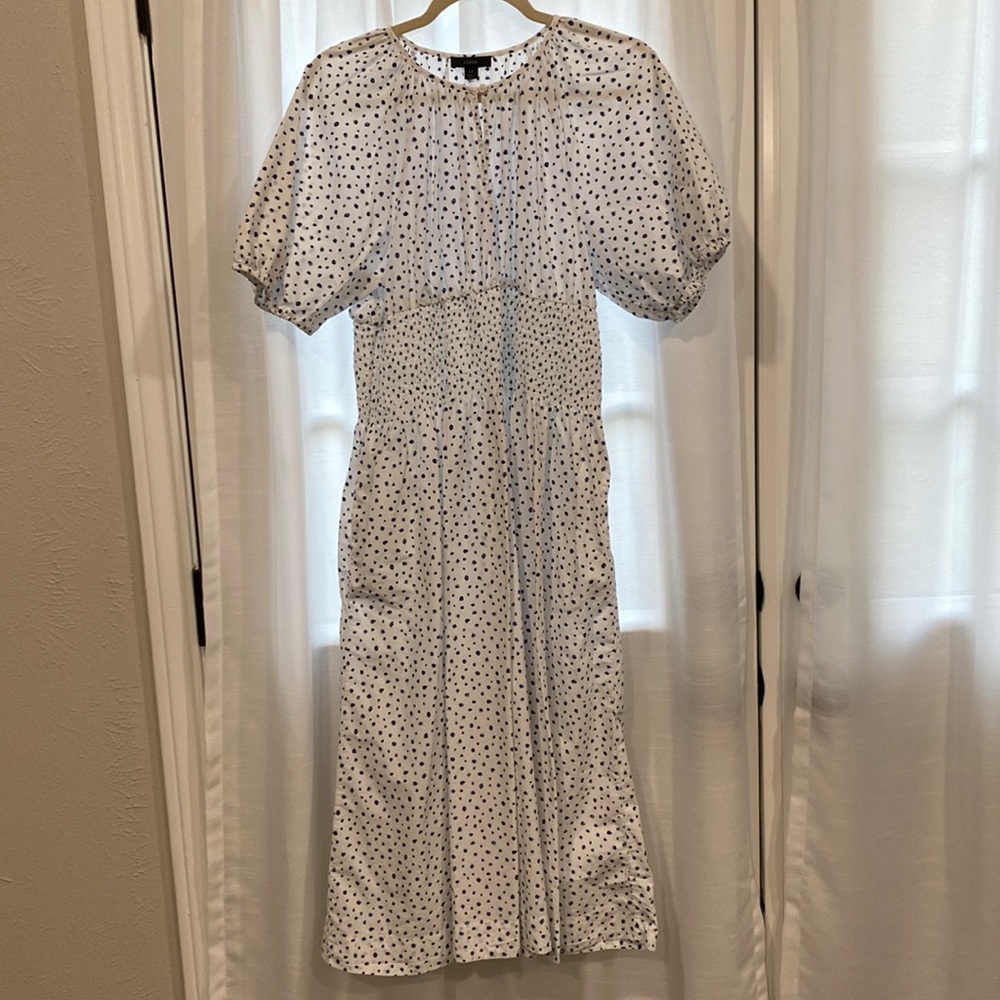 Large Petite White J.Crew Dress